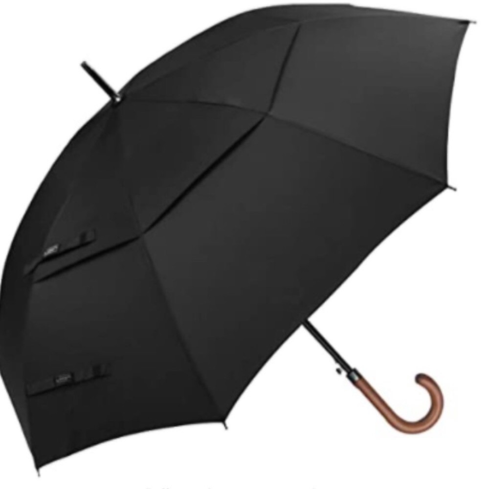 52 inch Wooden J Handle Golf Umbrella